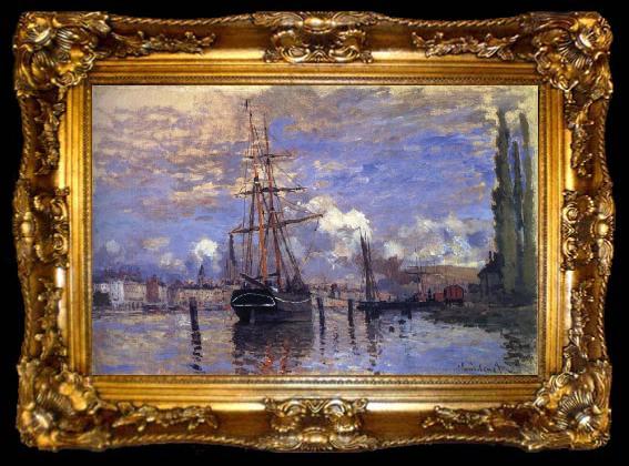 framed  Claude Monet THe Seine at Rouen, ta009-2